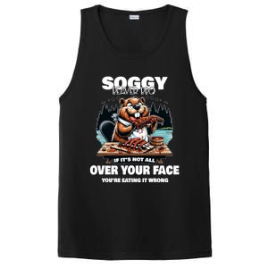 Soggy Beaver Bbq If ItS Not All Over Your Face Beaver Gift PosiCharge Competitor Tank