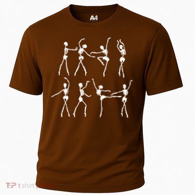 Skeleton Ballerinas Ballet Dance Cute Halloween Costume Girl Performance Shirt