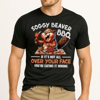 Soggy Beaver Bbq If It's Not All Over Your Face Cute Gift Cooling Performance Crew T-Shirt