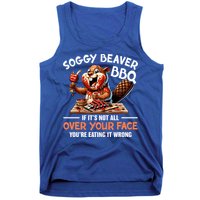 Soggy Beaver Bbq If It's Not All Over Your Face Cute Gift Tank Top