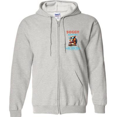 Soggy Beaver BBQ If It's Not All Over Your Face Beaver Full Zip Hoodie