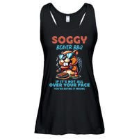 Soggy Beaver BBQ If It's Not All Over Your Face Beaver Ladies Essential Flowy Tank