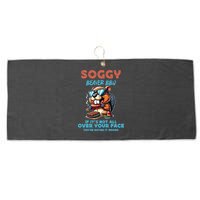 Soggy Beaver BBQ If It's Not All Over Your Face Beaver Large Microfiber Waffle Golf Towel