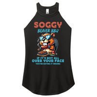 Soggy Beaver BBQ If It's Not All Over Your Face Beaver Women's Perfect Tri Rocker Tank