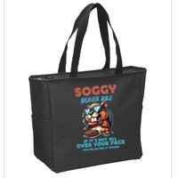 Soggy Beaver BBQ If It's Not All Over Your Face Beaver Zip Tote Bag