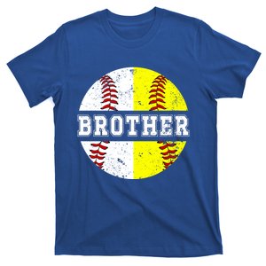 Softball Baseball Brother Of Baseball Softball Player Cool Gift T-Shirt