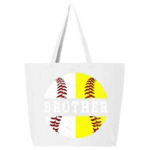 Softball Baseball Brother Of Baseball Softball Player Cool Gift 25L Jumbo Tote