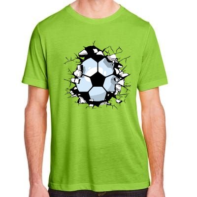 Soccer Ball Breakthrough Adult ChromaSoft Performance T-Shirt