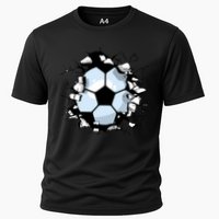 Soccer Ball Breakthrough Cooling Performance Crew T-Shirt