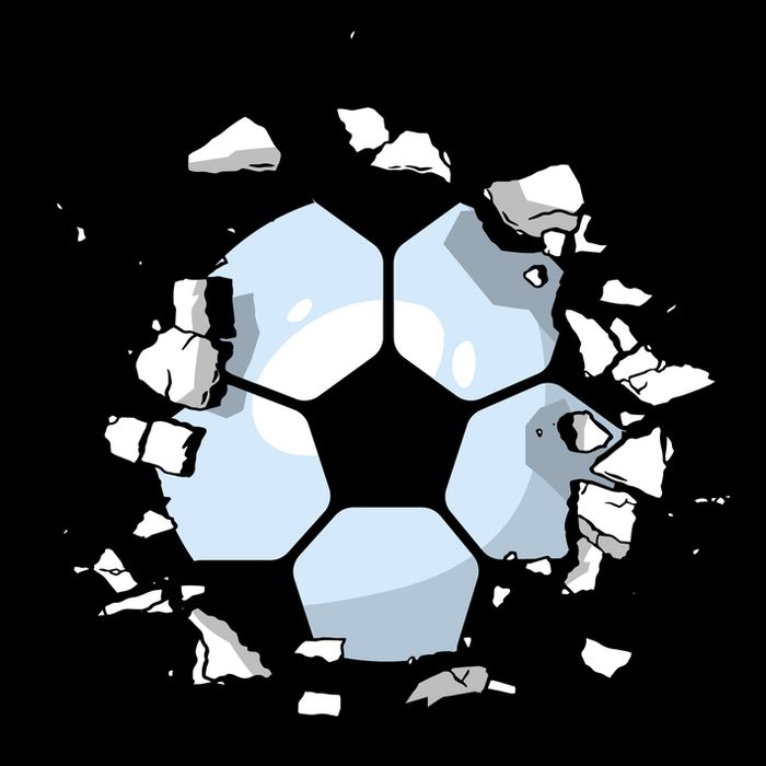 Soccer Ball Breakthrough Cooling Performance Crew T-Shirt