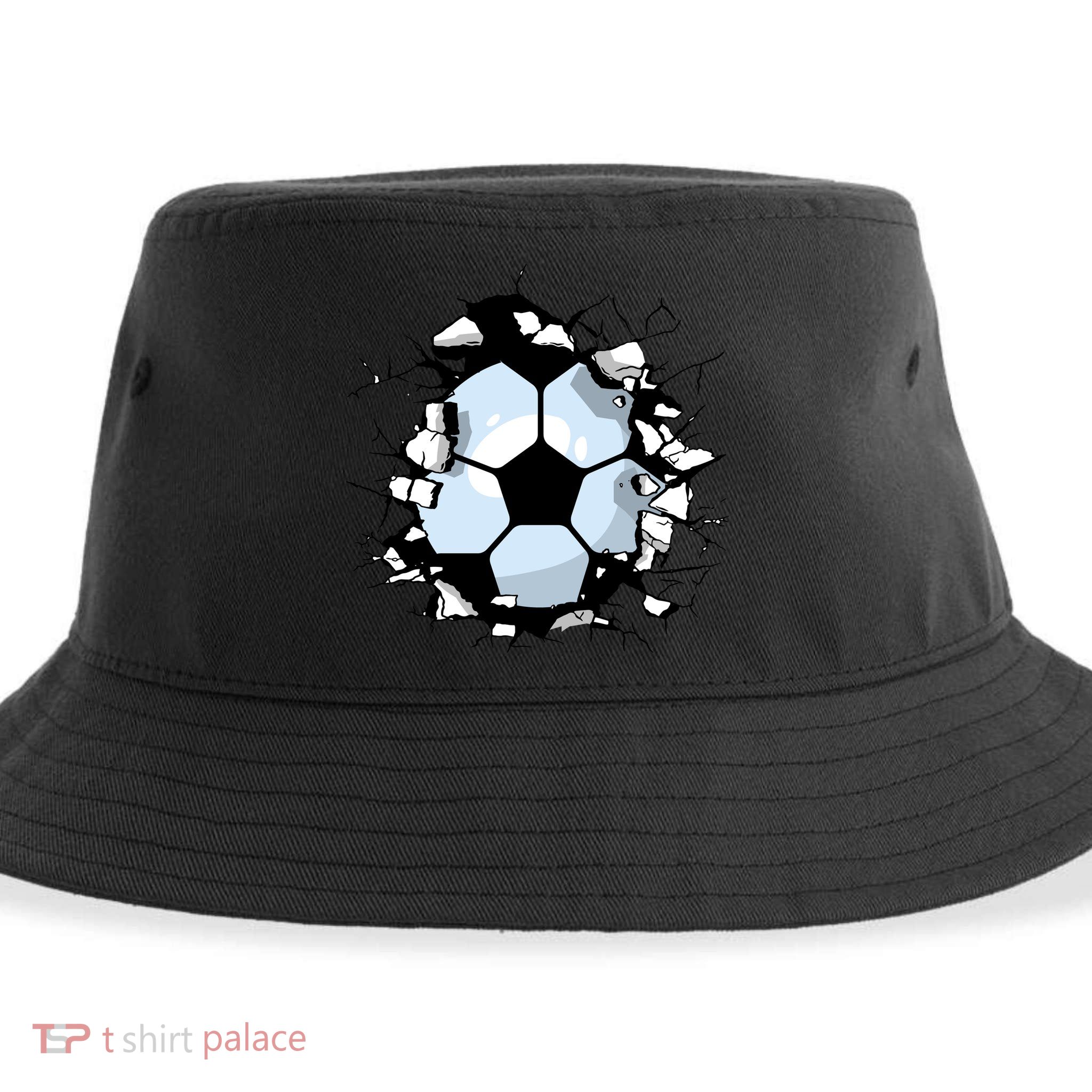 Soccer Ball Breakthrough Sustainable Bucket Hat