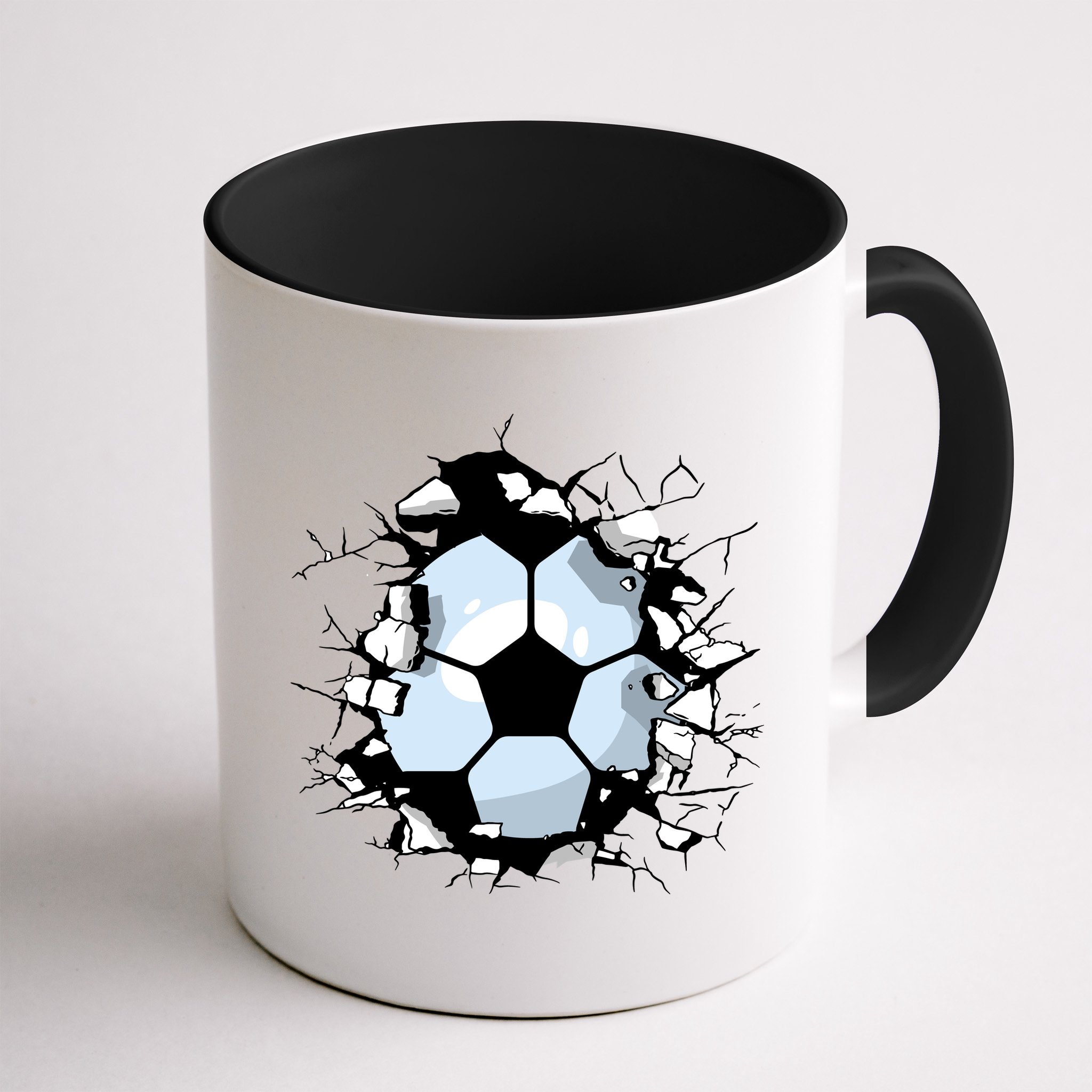 Soccer Ball Breakthrough Mug