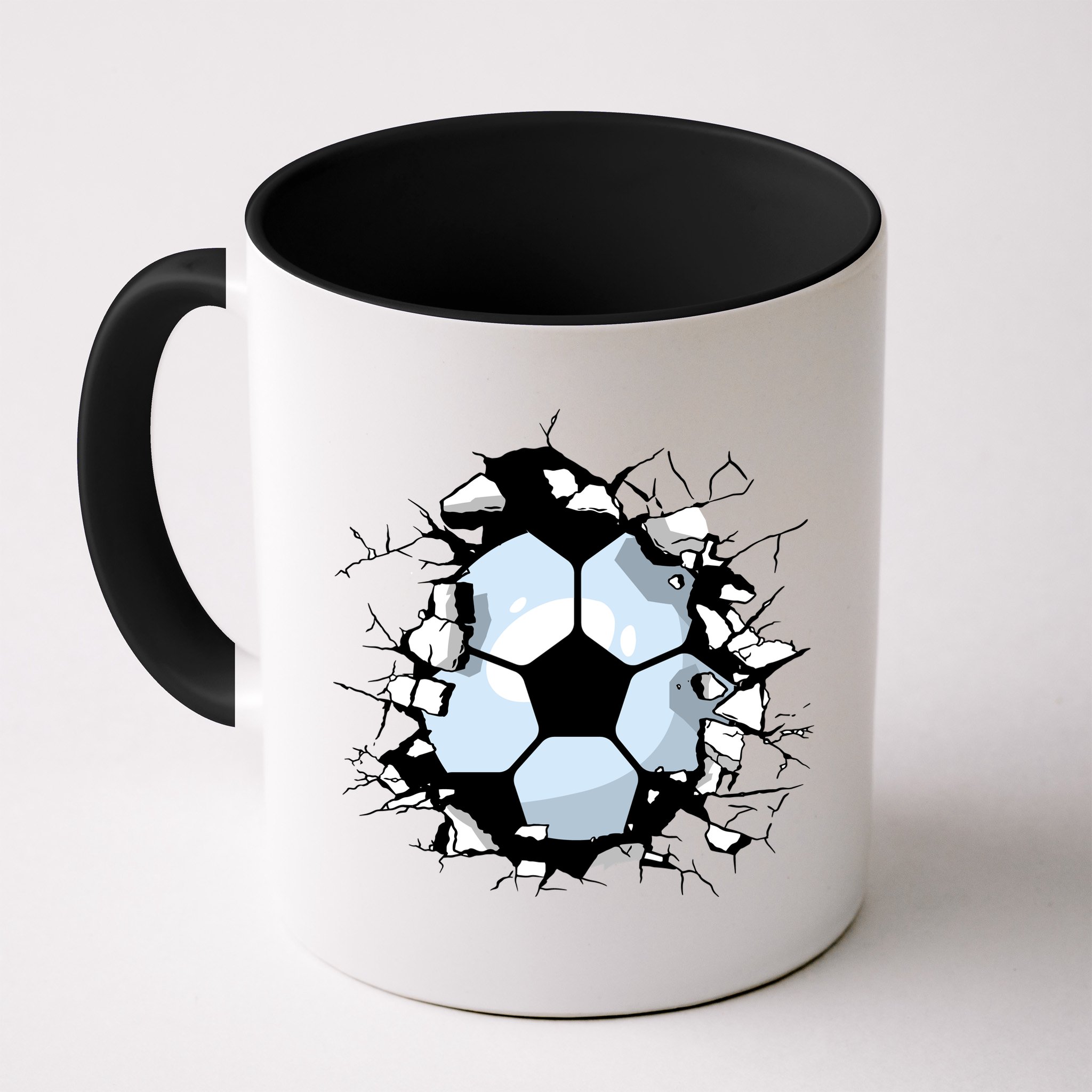 Soccer Ball Breakthrough Mug