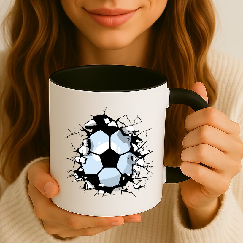 Soccer Ball Breakthrough Mug