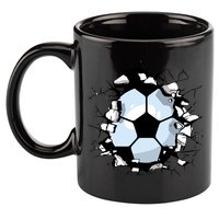 Soccer Ball Breakthrough 11oz C Handle Ceramic Mug