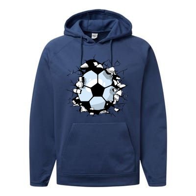 Soccer Ball Breakthrough Performance Fleece Hoodie