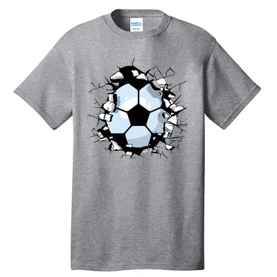 Soccer Ball Breakthrough Tall T-Shirt