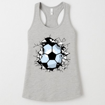 Soccer Ball Breakthrough Womens Tank Top