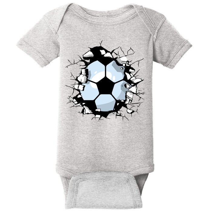 Soccer Ball Breakthrough Baby Bodysuit