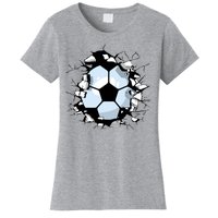 Soccer Ball Breakthrough Women's T-Shirt