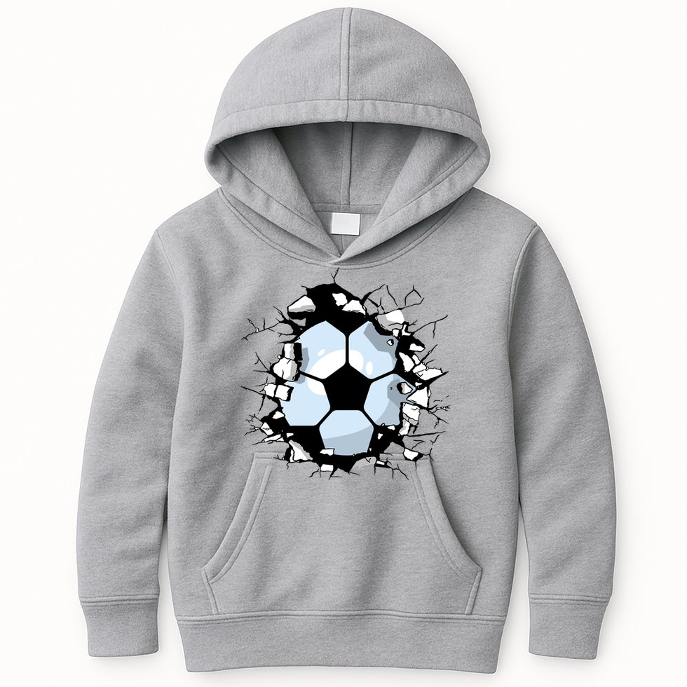 Soccer Ball Breakthrough Kids Hoodie