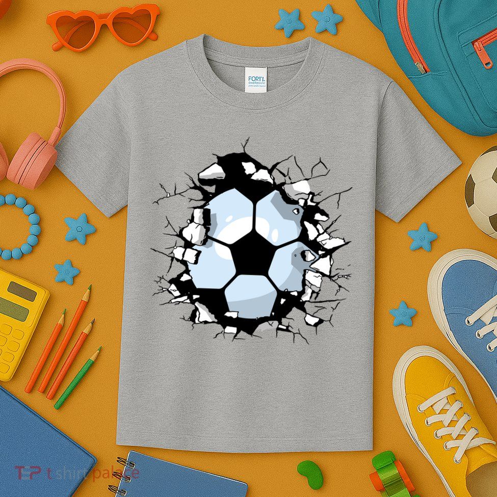 Soccer Ball Breakthrough Kids T-Shirt
