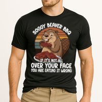 Soggy Beaver BBQ If It's Not All Over Your Face Beaver Performance Shirt