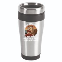 Soggy Beaver BBQ If It's Not All Over Your Face Beaver 16oz Travel Tumbler