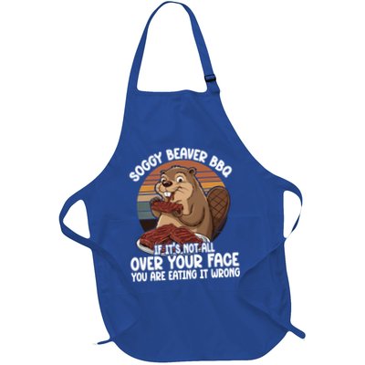 Soggy Beaver BBQ If It's Not All Over Your Face Beaver Apron