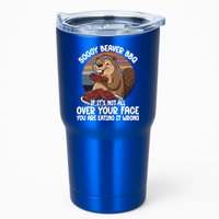 Soggy Beaver BBQ If It's Not All Over Your Face Beaver Tumbler