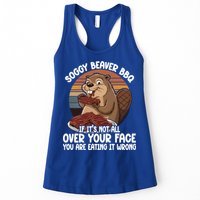 Soggy Beaver BBQ If It's Not All Over Your Face Beaver Womens Tank Top