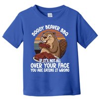 Soggy Beaver BBQ If It's Not All Over Your Face Beaver Toddler T-Shirt