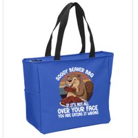 Soggy Beaver BBQ If It's Not All Over Your Face Beaver Zip Tote Bag