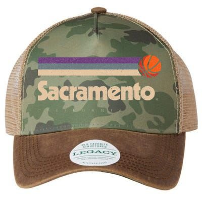 Sacramento Basketball BBall City California Sacramento Legacy Tie Dye Trucker Hat