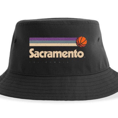 Sacramento Basketball BBall City California Sacramento Sustainable Bucket Hat