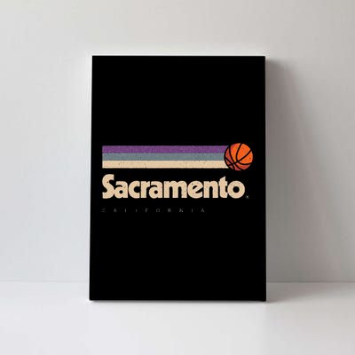 Sacramento Basketball BBall City California Sacramento Canvas