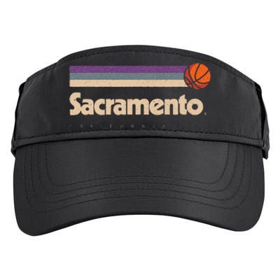 Sacramento Basketball BBall City California Sacramento Adult Drive Performance Visor