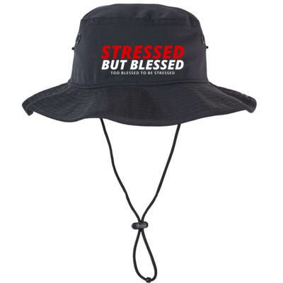 Stressed But Blessed Too Blessed To Be Stressed Bucket Hat