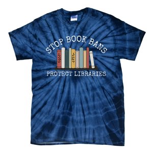 Stop Book Bans Librarian Tie-Dye T-Shirt