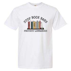 Stop Book Bans Librarian Garment-Dyed Heavyweight T-Shirt