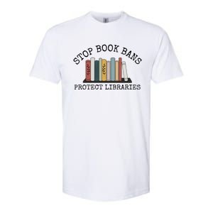 Stop Book Bans Librarian Softstyle CVC T-Shirt