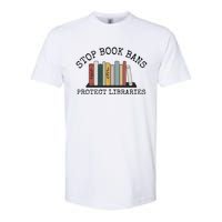 Stop Book Bans Librarian Softstyle CVC T-Shirt