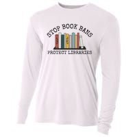 Stop Book Bans Librarian Cooling Performance Long Sleeve Crew