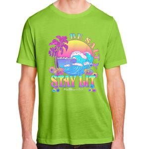 Summer Beach Be Salty Stay Lit Matthew 5:13 14 Adult ChromaSoft Performance T-Shirt