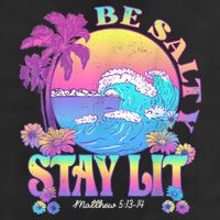 Summer Beach Be Salty Stay Lit Matthew 5:13 14 11oz C Handle Ceramic Mug