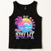 Summer Beach Be Salty Stay Lit Matthew 5:13 14 Tank Top