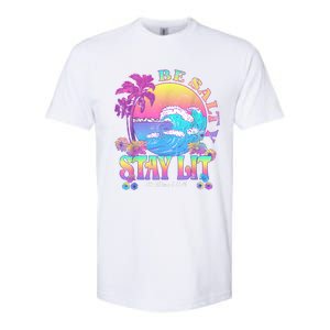 Summer Beach Be Salty Stay Lit Matthew 5:13 14 Softstyle CVC T-Shirt