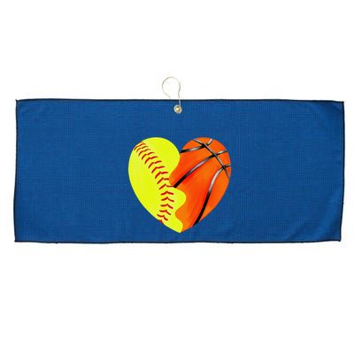 Softball Basketball Basketball Dad Softball Mom Large Microfiber Waffle Golf Towel