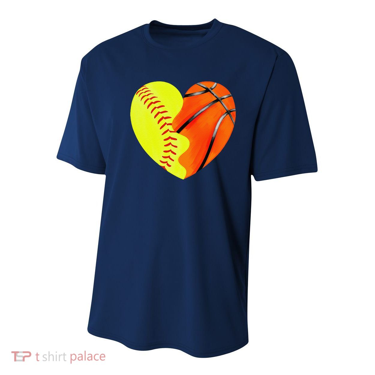 Softball Basketball Basketball Dad Softball Mom Youth Performance Sprint T-Shirt