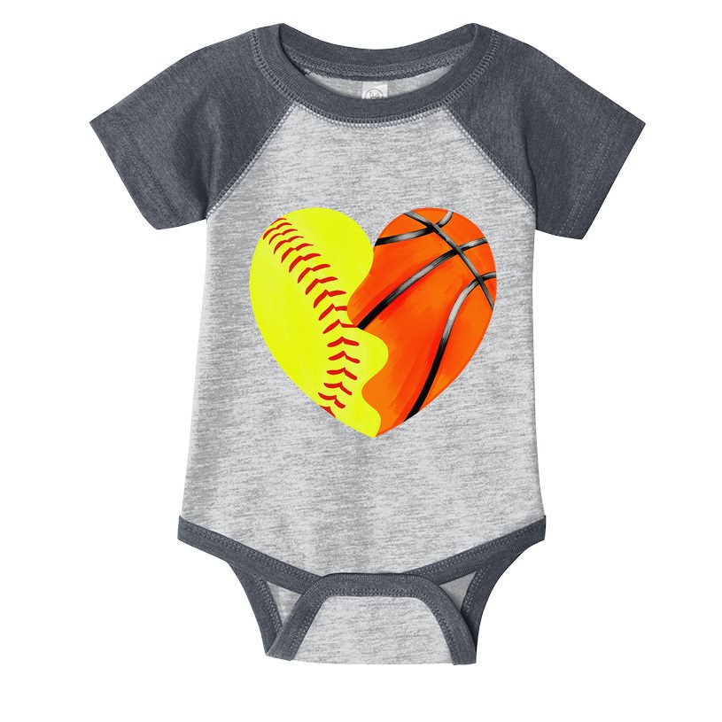 Softball Basketball Basketball Dad Softball Mom Infant Baby Jersey Bodysuit